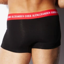 Devant -MEN ATTITUDE Ventes Boxer alexander 8CBS24 noir 3