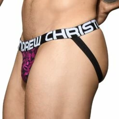 Jock Strap Andrew Christian Posh Leopard 92147 7 Jock Strap Andrew Christian Posh Leopard 92147 -MEN ATTITUDE Ventes JockStrap ac 92147 violet 4