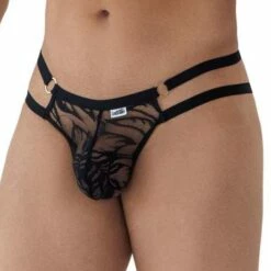 Jock Strap Candyman Lace And Chain 99598 -MEN ATTITUDE Ventes JockStrap candy 99598 noir 4
