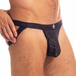 Jock Strap L Homme Invisible Fauves De Nuit MY45FAU -MEN ATTITUDE Ventes JockStrap hi MY45FAU noir 4