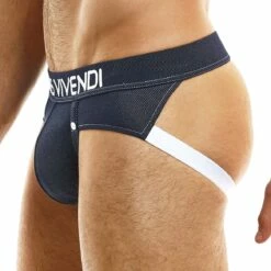 Jock Strap Modus Vivendi Jeans 05011 5 Jock Strap Modus Vivendi Jeans 05011 -MEN ATTITUDE Ventes JockStrap modus 05011 bleu 4