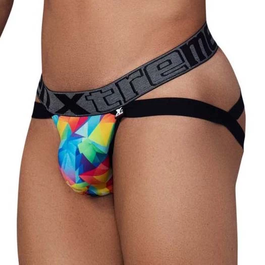 Jock Strap Xtremen Rainbow Prism 91148 4 Jock Strap Xtremen Rainbow Prism 91148 – Image 4