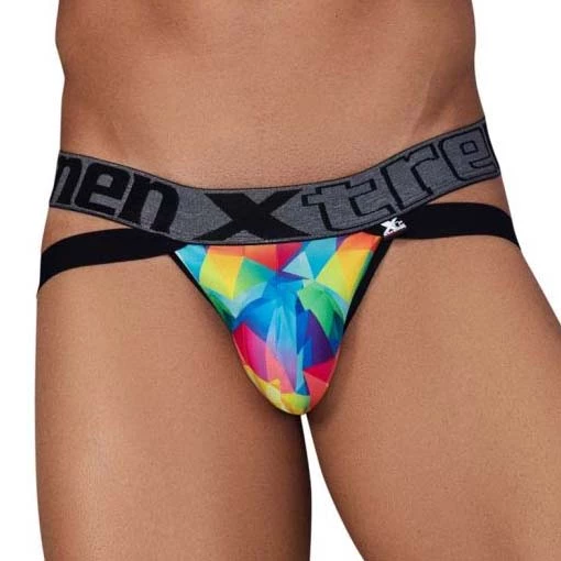 Jock Strap Xtremen Rainbow Prism 91148 1 Jock Strap Xtremen Rainbow Prism 91148