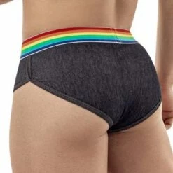 Slip Candyman Rainbow Denim 99411 -MEN ATTITUDE Ventes Slip candy 99411 noir 3