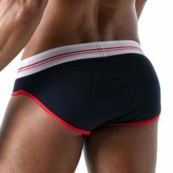 Slip French TOF PARIS TOF162BU 6 Slip French TOF PARIS TOF162BU -MEN ATTITUDE Ventes Slip tof TOF162BU bleu 3