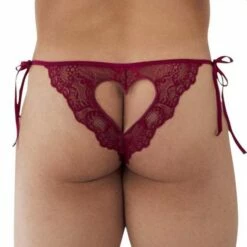 Tanga Candyman Lace Heart 99579 -MEN ATTITUDE Ventes Tanga candy 99579 bordeau 3