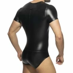 Body AD Fetish Front Zip Rub ADF141 -MEN ATTITUDE Ventes body adfetish adf141 noir 3