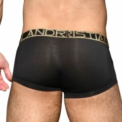Boxer Andrew Christian Almost Naked Retro Mesh 92419 -MEN ATTITUDE Ventes boxer ac 92419 noir 3
