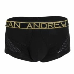 Boxer Andrew Christian Almost Naked Retro Mesh 92419 -MEN ATTITUDE Ventes boxer ac 92419 noir 9