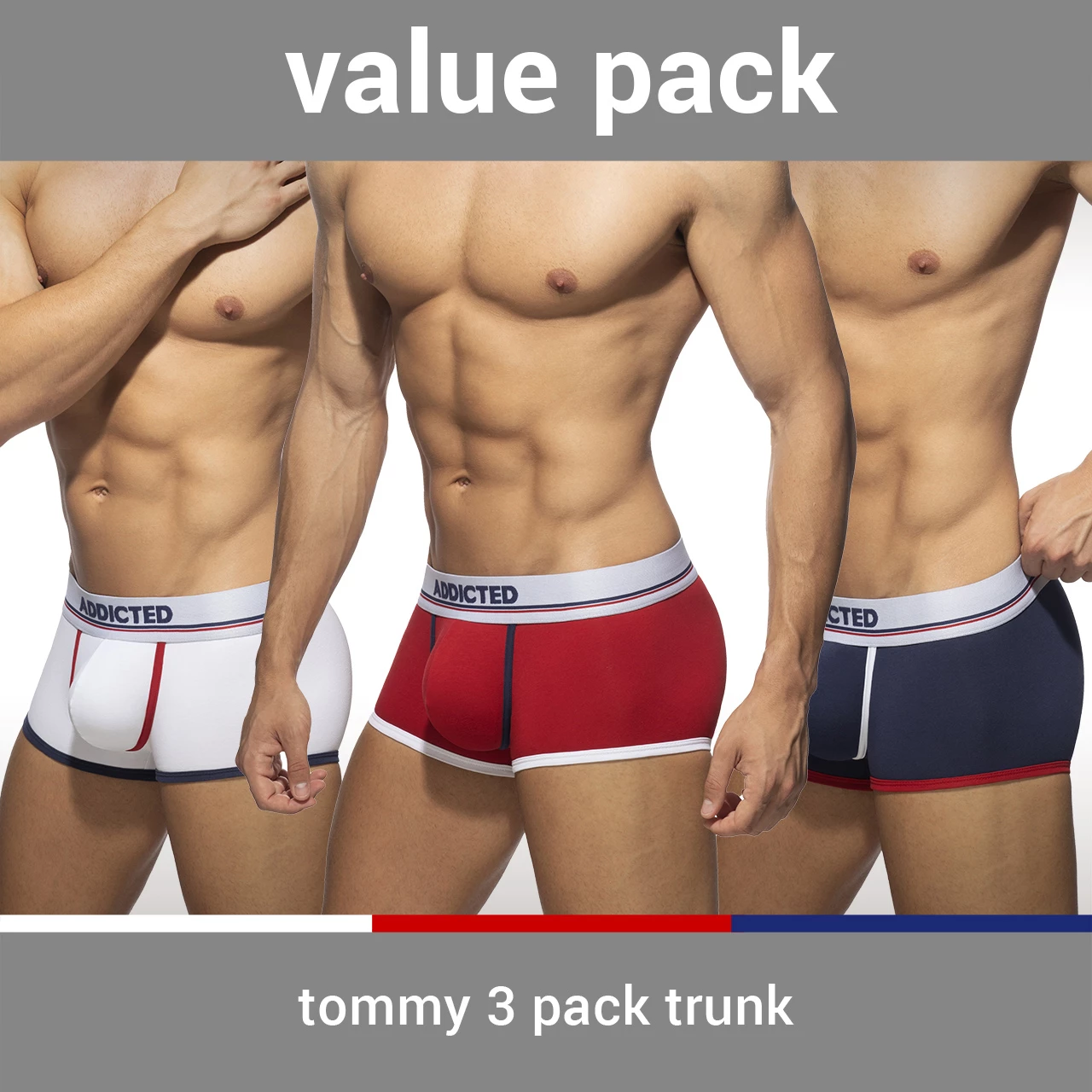 Pack De Boxer Addicted Tommy AD1009P 1 Pack De Boxer Addicted Tommy AD1009P