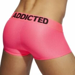 Boxer Cockring Addicted Neon Mesh AD952 -MEN ATTITUDE Ventes boxer addicted ad952 rose 3