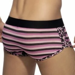 Boxer Addicted Leo Stripe AD979 -MEN ATTITUDE Ventes boxer addicted ad979 rose 3
