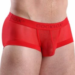 Boxer CockSox Fiery Red CX68ME 7 Boxer CockSox Fiery Red CX68ME -MEN ATTITUDE Ventes boxer cocksox cx68me rouge 4