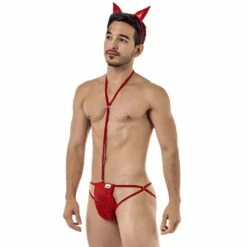 Costume Diable Candyman 99398 6 Costume Diable Candyman 99398 -MEN ATTITUDE Ventes costume candy 99398 rouge 4