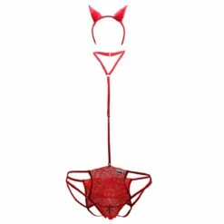 Costume Diable Candyman 99398 7 Costume Diable Candyman 99398 -MEN ATTITUDE Ventes costume candy 99398 rouge 9