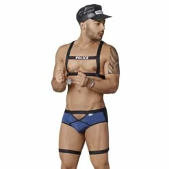 Costume Police Candyman 99357 8 Costume Police Candyman 99357 -MEN ATTITUDE Ventes costume candyman 99357 noir 4