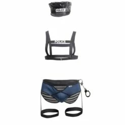 Costume Police Candyman 99357 9 Costume Police Candyman 99357 -MEN ATTITUDE Ventes costume candyman 99357 noir 9