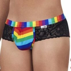 Jock Strap Candyman Pride Lace 99498 -MEN ATTITUDE Ventes jockstrap candy 99498 noir 4