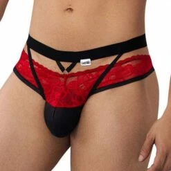 Jock Strap Candyman Lace 99627 -MEN ATTITUDE Ventes jockstrap candy 99627 rouge 4