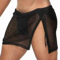 Jupe Ibiza TOF PARIS JU001N 5 Jupe Ibiza TOF PARIS JU001N -MEN ATTITUDE Ventes jupe tof ju001n noir 4