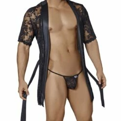 Kimono Candyman 99322 -MEN ATTITUDE Ventes peignoir candyman 99322 noir 4