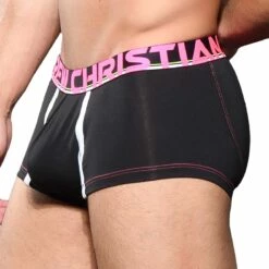 Shorty Andrew Christian CoolFlex Modal 92025 5 Shorty Andrew Christian CoolFlex Modal 92025 -MEN ATTITUDE Ventes shorty ac 92025 noir 4