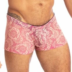 Shorty L Homme Invisible La Fleur Rose MY14LFR -MEN ATTITUDE Ventes shorty hi MY14LFR rose 4