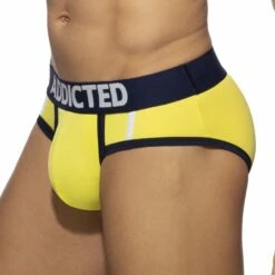 Slip Swimderwear Addicted AD1152 -MEN ATTITUDE Ventes slip ad ad1152 jaune 4
