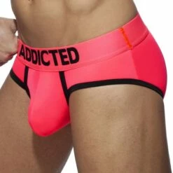 Slip Swimderwear Addicted Neon Cockring AD917 -MEN ATTITUDE Ventes slip addicted ad917 rose 4