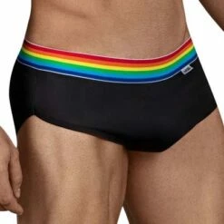 Slip Candyman Rainbow Pride 99449 -MEN ATTITUDE Ventes slip candyman 99449 noir 4