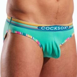 Slip CockSox Clearwater Green CX03BD -MEN ATTITUDE Ventes slip cocksox CX03BD vert 4