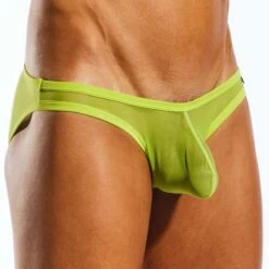 Slip CockSox Citrus Green CX01ME 5 Slip CockSox Citrus Green CX01ME -MEN ATTITUDE Ventes slip cocksox cx01me vert 4