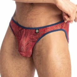 Slip L Homme Invisible Red Dahlia MY44DAH -MEN ATTITUDE Ventes slip hi my44dah rouge 4