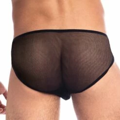 Slip Quriose Sheer Sensations QU01MES -MEN ATTITUDE Ventes slip quriose qu01mes noir2 3